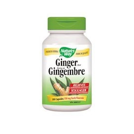 GINGER GINGEMBRE 550 MG - JENGIBRE PURO (100 CAPSULAS)