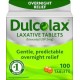 DULCOLAX LAXATIVE TABLETS - LAXANTE MUY EFECTIVO (100 CAPSULAS)