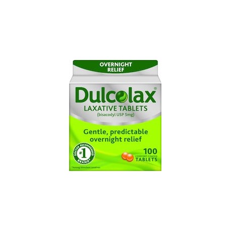 DULCOLAX LAXATIVE TABLETS - LAXANTE MUY EFECTIVO (100 CAPSULAS)