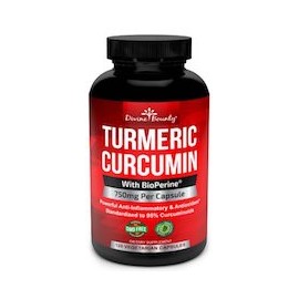 TURMERIC CUCRCUMIN WITH BIOPERINE BLACK PEPPER EXTRACT 750MG (120 CAPSULAS)