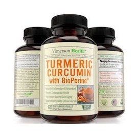 TURMERIC CURCUMIN WITH BIOPERINE - ANTIINFLAMATORIO NATURAL (150 CAPSULAS)