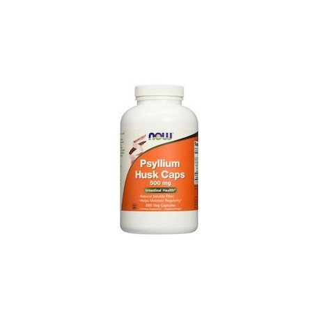 PSYLLIUM HUSK 500 MG - FIBRA PROBIOTICA (500 CÁPSULAS)