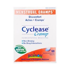 CYCLEASE CRAMP - MEDICINA HOMEOPÁTICA PARA DOLORES MENSTRUALES (60 TABLETAS)