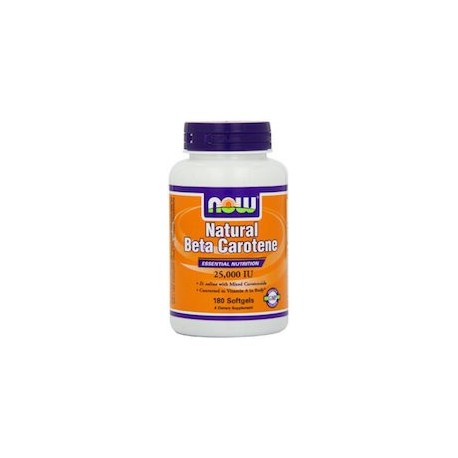 NATURAL BETA CAROTENE - NATURAL Y BIO DISPONIBLE (180 CAPSULAS)