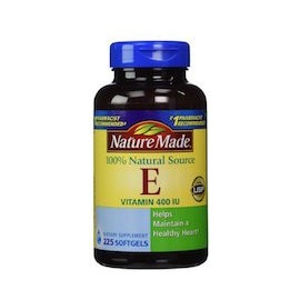 E VITAMIN 400 IU - VITAMINA E NATURAL (225 CAPSULAS)