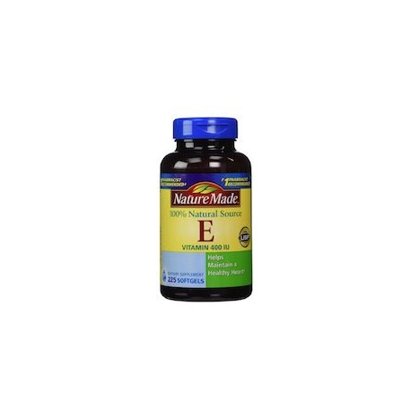 E VITAMIN 400 IU - VITAMINA E NATURAL (225 CAPSULAS)