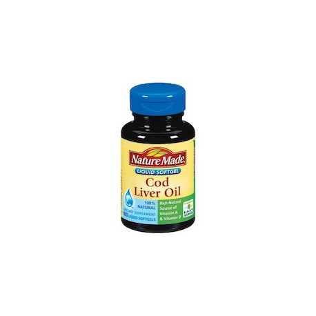 COD LIVER OIL - ACEITE DE HIGADO DE BACALAO (100 CAPSULAS)