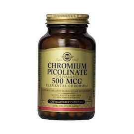 CHROMIUM PICOLINATE TRIVALENT 500 MCG (120 CAPSULAS)