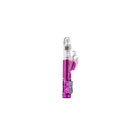 VIBRADOR RECARGABLE MASTURBADOR DE CLITORIS Y PUNTO G (1 UNIDAD)