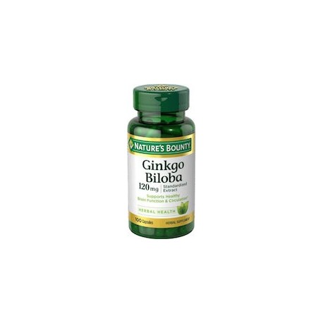 GINKGO BILOBA MEJORADOR DE LA EFECTIVIDAD CEREBRAL (100 CAPSULAS)