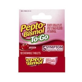 PEPTO BISMOL TO GO (12 TABLETAS)