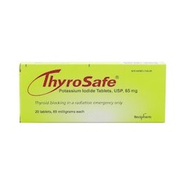 THYROSAFE POTASSIUM IODIDE (20 TABLETAS)