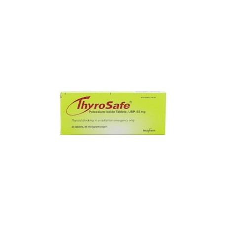 THYROSAFE POTASSIUM IODIDE (20 TABLETAS)