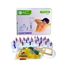 KANGZHU 24 CUP BIOMAGNETIC CHINESE THERAPY SET (24 COPAS)