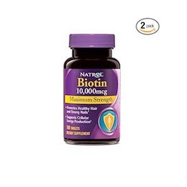 BIOTIN MAXIMUM STRENGTH (100 TABLETAS 2 FRASCOS)