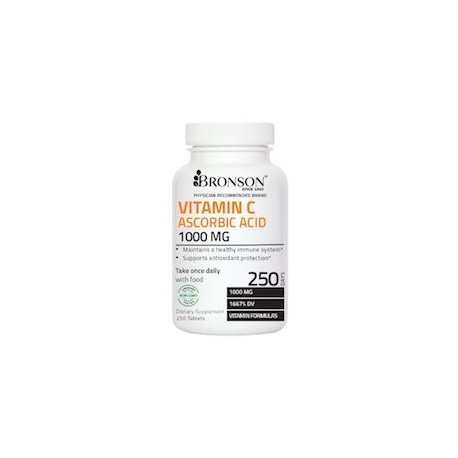 VITAMIN C ASCORBIC ACID 1000MG (250 CAPSULAS)