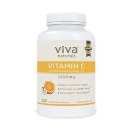 VITAMIN C WITH BIOFLAVONOIDS AND ROSE HIPS (250 CAPSULAS)