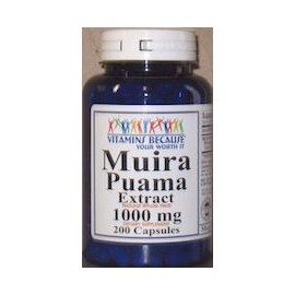 MUIRA PUAMA EXTRACT 1000MG (200 CAPSULAS)