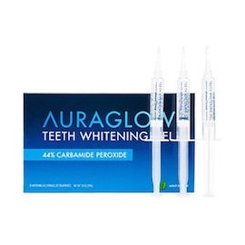 AURAGLOW TEETH WHITENING GEL SYRINGE REFILL PACK 3 JERINGAS DE 5ML