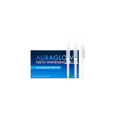 AURAGLOW TEETH WHITENING GEL SYRINGE REFILL PACK 3 JERINGAS DE 5ML