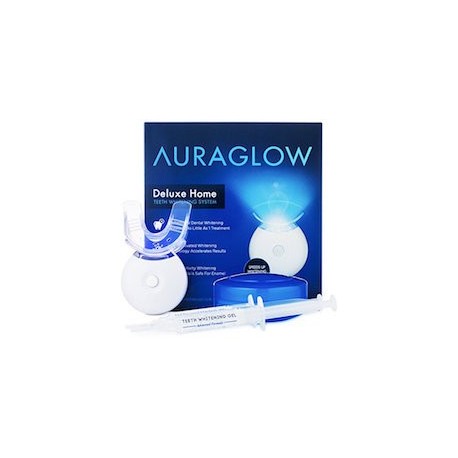 AURAGLOW DELUXE HOME 1 BANDEJA 1 LAMPARA Y 10ML DE GEL
