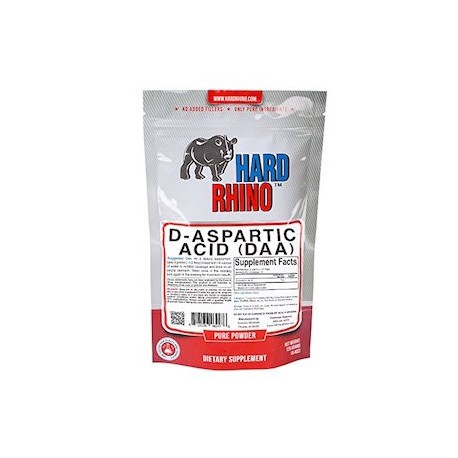 HARD RHINO PURE D ASPARTIC ACID DAA 125G