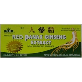 RED PANAX GINSENG EXTRACT 6000MG 30 FRASCOS