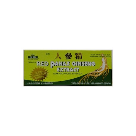 RED PANAX GINSENG EXTRACT 6000MG 30 FRASCOS