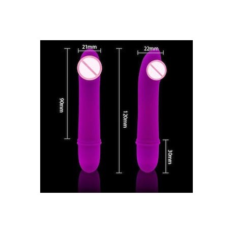 VIBRADOR 10 VELOCIDADES SILICONA A PRUEBA DE AGUA CONSOLADOR BALA