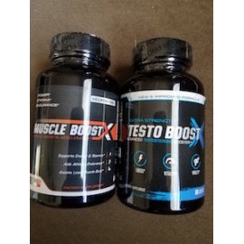 MUSCLE BOOST X NO2 60 CAPS + TESTO BOOST X COMBO PACK 60 CAPS