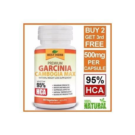 GARCINIA CAMBOGIA MAX QUEMADOR DE GRASA CORPORAL MAXIMO 60 CAPS