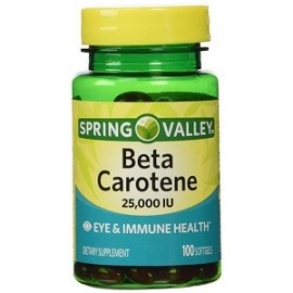 SPRING VALLEY BETA CAROTENE 100 CAPS