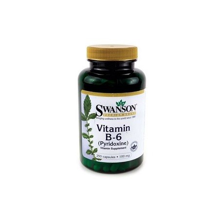 SWANSON VITAMIN B6 PYRIDOXINE 100MG 250 CAPS