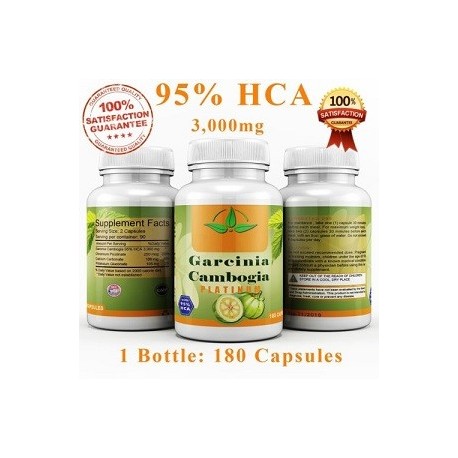 GARCINIA CAMBOGIA 95% PLATINUM 180 CAPS