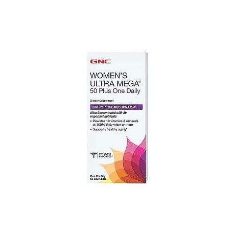 WOMEN'S ULTRA MEGA 50 PLUS ONE DAILY 60 CAPS