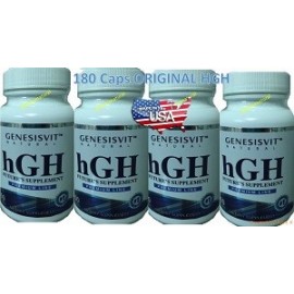 GENESISVIT HGH 60 CAPS 4 FRASCOS MUCHA MASA MUSCULAR