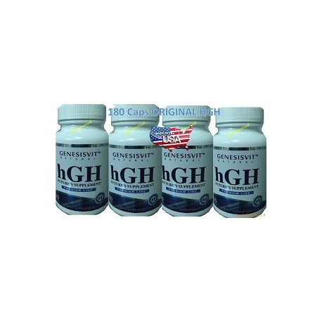 GENESISVIT HGH 60 CAPS 4 FRASCOS MUCHA MASA MUSCULAR