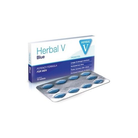HERBAL V BLUE POTENTE ESTIMULANTE SEXUAL 200 CAPS