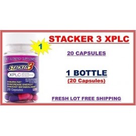 STACKER 3 XPLC 20 CAPS QUEMADOR EPHEDRA 1 FRASCO