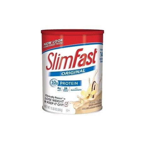 SLIM FAST SHAKE MIX 364 GRAMOS