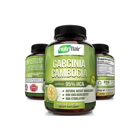 PURE GARCINIA CAMBOGIA EXTRACT 95% HCA 90 CAPS