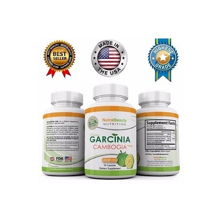 GARCINIA CAMBOGIA EXTRACT 60 CAPS 1300MG