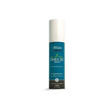 BIOLABS PRO ALL NATURAL DHEA 20 CREAM 85 GRAMOS