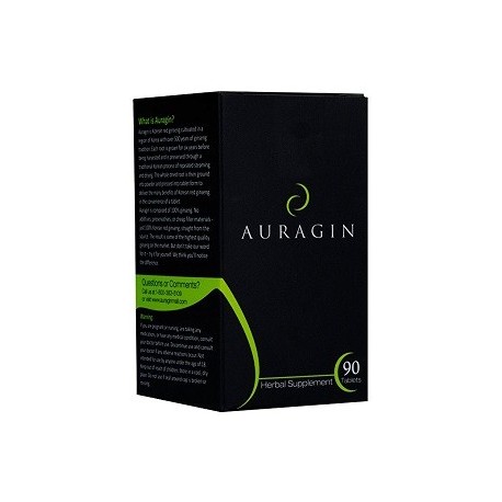 AURAGIN 60 CAPSULAS DE GINSENG ROJO COREANO