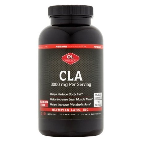 Olympian Labs ácido linoleico conjugado Cápsulas Super Size, 210ct