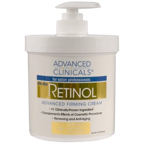 Advanced Clinical s Retinol avanzada crema reafirmante, 16 oz
