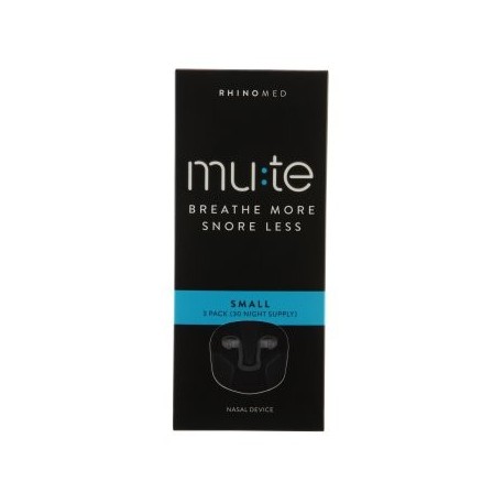 Mute parada del ronquido nasal de dispositivos, Pequeño, 3 Ct