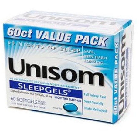 Unisom SleepGels 60 Caps (paquete de 4)