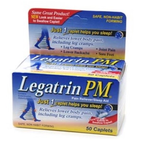 Legatrin PM Caplets 50 Caplets (Pack de 4)