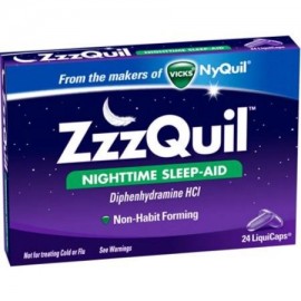 ZzzQuil sueño nocturno-Aid, LiquiCaps 24 ea (paquete de 6)